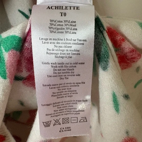 Floral V-Neck Cardigan - Picture 4 of 5